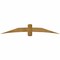 Ekena Millwork Bellingham Rough Sawn Timber Gable Bracket, Western Red Cedar, 84"W x 14"H x 6"D x 6"F, 4/12 Pitch GBW084X14X0606BEL00RWR - alternate 1